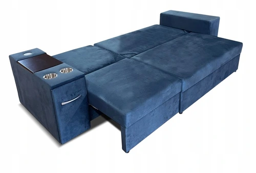 Kanapa rozkładana, kanapa narożna Frico V 2w1 + Barek - 2