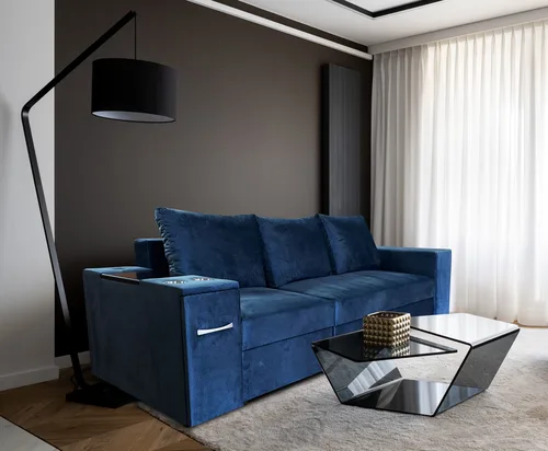 Kanapa rozkładana, kanapa narożna Frico V 2w1 + Barek - 1