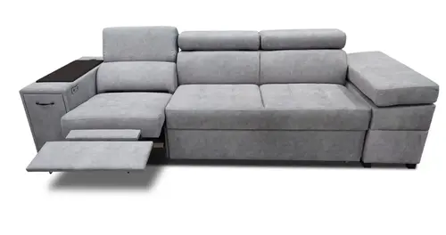 Sofa Infinity IX relax z pufą funkcja spania, barek - 2