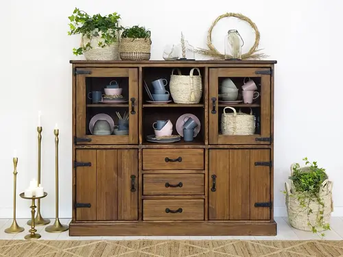 Kredens drewniany Rustyk - 1