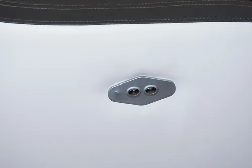 Skórzany narożnik z funkcją spania i RELAX 220/280 cm FESTINE III + LED i pufy - 3