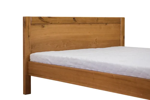 Drewniane łóżko LEONI 160?200 cm dębowe PANELE loft - 2
