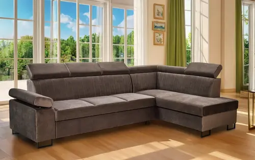 Narożnik Nuba wyspa, regulowany bok, pojemnik na pościel 300x190 - 1