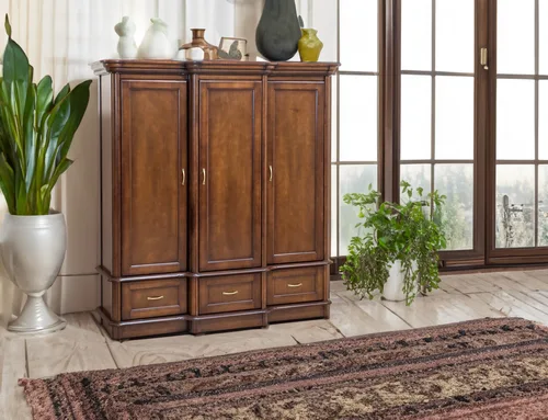 Duża Szafa Dębowa Oliwia 3S3D - 1