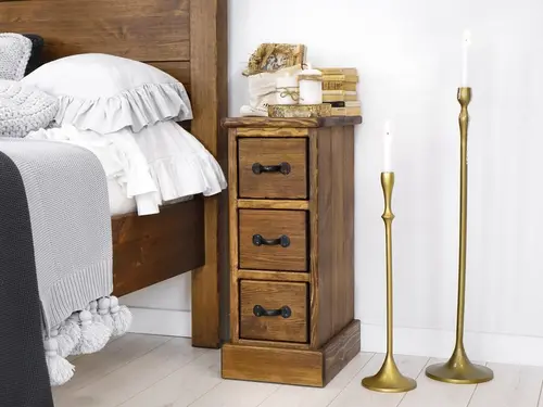 Szafka nocna drewniana Rustyk 1 - 3