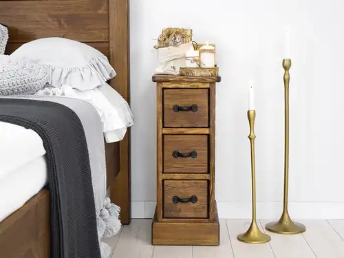 Szafka nocna drewniana Rustyk 1 - 2