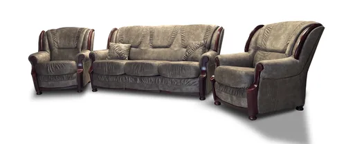 ZESTAW WYPOCZYNKOWY: 3+1+1 Milano w tkaninie obiciowej - 3