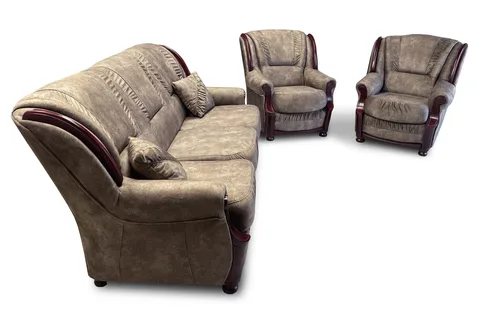 ZESTAW WYPOCZYNKOWY: 3+1+1 Milano w tkaninie obiciowej - 2