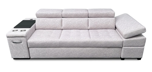 Kanapa z funkcją spania, kanapa 3 osobowa Infinity IV z barkiem, powerportem - 2