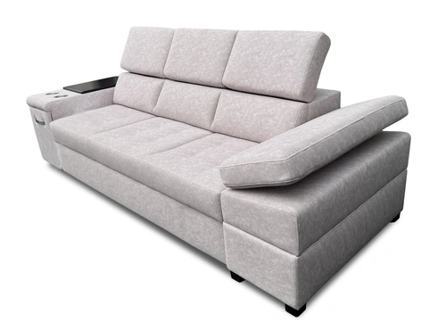 Kanapa z funkcją spania, kanapa 3 osobowa Infinity IV z barkiem, powerportem - 3