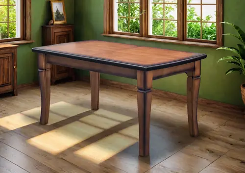 Stół Eryk frezowany 160/90 cm + 4x50 cm - 1