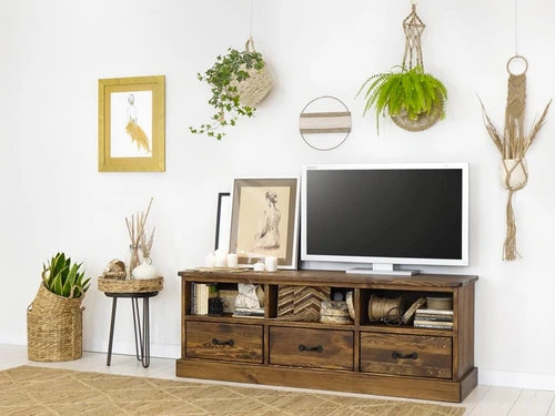 Szafka RTV drewniana Rustyk 1 - 3