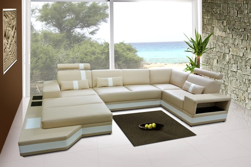 Narożnik Podkowa "U" 350/200/180 cm MEGAN II z funkcją spania - 1