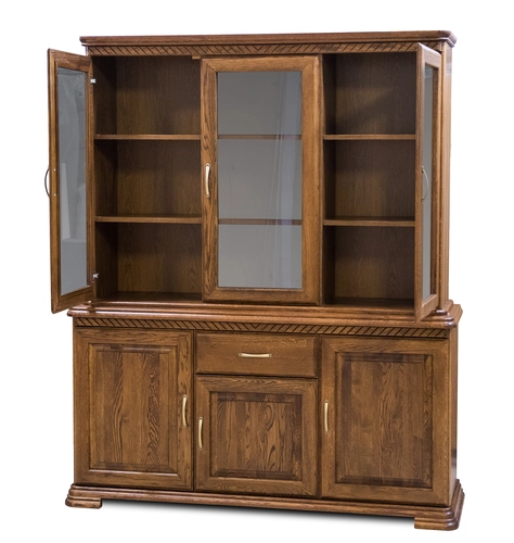 Witryna dębowa Classic 1 5D1S1B szerokość 165 cm - 2