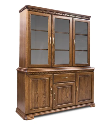 Witryna dębowa Classic 1 5D1S1B szerokość 165 cm - 3