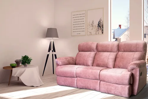 Trzyosobowa sofa wypoczynkowa MONACO 2 x relax manualny - 1