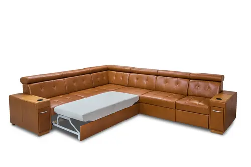 Narożnik Tulum XIII 280x330 skóra naturalna, relax, spanie, barek, pojemnik - 3