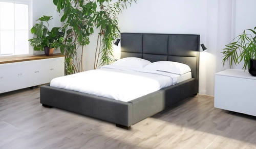 Łóżko sypialniane KENZO 140/200 cm tapicerowane - 1