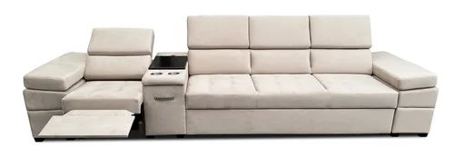 Kanapa z funkcją spania, kanapa 4 osobowa Infinity III funkcją relax i barkiem - 3