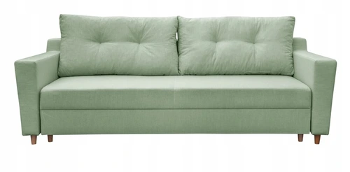 Sofa 3- osobowa POLA funkcja spania, styl skandynawski, tkanina podstawowa - 2