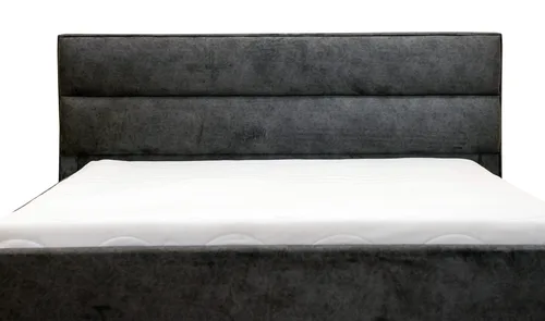 Łóżko sypialniane SANTIAGO 160/200 cm tapicerowane w tkaninie welurowej - 2