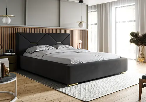 Łóżko tapicerowane Liza 140x200 cm - 1