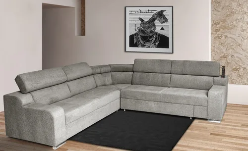 Narożnik LONDYN I 300/300 cm rozkładany z power portem i regulowanymi zagłówkami - 1