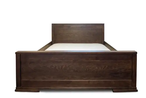 Łóżko sypialniane, łóżko dębowe 180x200 cm Amber klasyczny styl 22-66 - 2