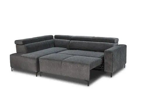 Narożnik Puma Funkcja Spania Regulowane Zagłówki 245/180 cm - 2