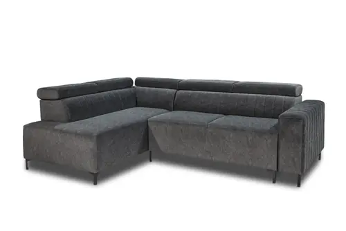 Narożnik Puma Funkcja Spania Regulowane Zagłówki 245/180 cm - 3