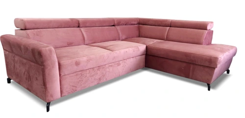 Narożnik rozkładany 260/200 cm Carlo I z f. spania, regulowane zagłówki - 1