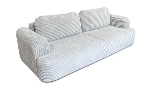 Sofa rozkładana kanapa Limba 250 x 108 cm tkanina styl skandynawski - 3