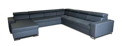 Ekskluzywna duża podkowa Charlie V w skórze naturalnej+ port USB - 3