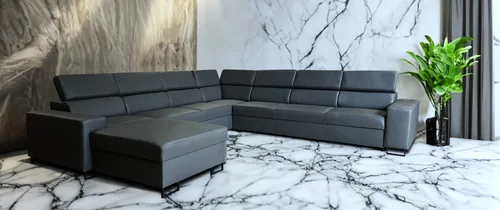 Ekskluzywna duża podkowa Charlie V w skórze naturalnej+ port USB - 1