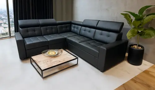 Narożnik Tulum IX 100% skóra naturalna 240/250 cm - 1