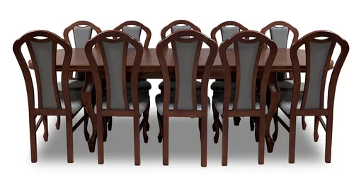 Stół rozkładany, stół do jadalni Ludwik 160/90cm + 6 krzeseł KW15 - 3