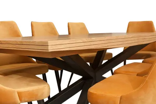 Stół rozkładany SJ50 160/88 + 2x40 cm + 6 krzeseł Igor - 3