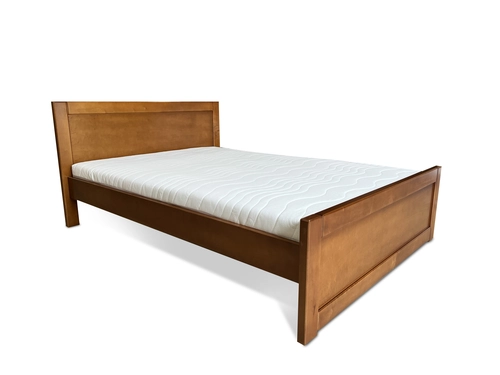 Drewniane łóżko 160 x 200 cm LIMEA drewniana sypialnia - 2