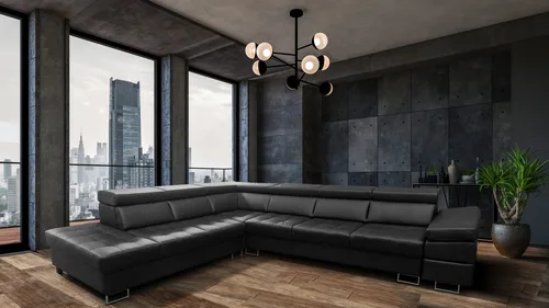 Ekskluzywny Narożnik INFINITY V 330/280 cm 100% Skóra naturalna - 1