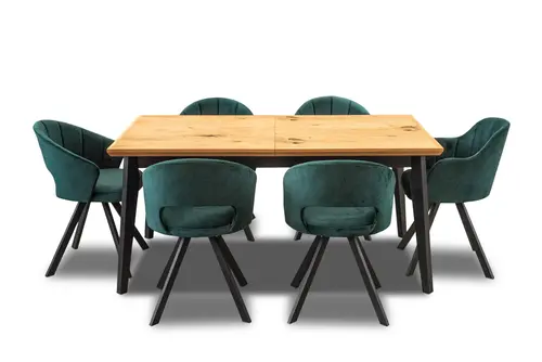 Krzesło obrotowe Faro, metalowa podstawka - 3