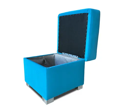 Pufa otwierana 45/45 cm ze schowkiem - 3