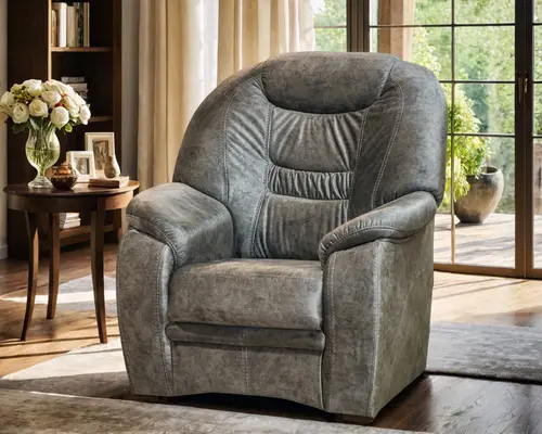 Komfortowy FOTEL ARES w tkaninie tapicerskiej lub ekoskórze - 1