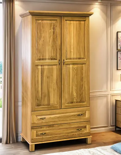 Dębowa Szafa Fala 2d2s 110 cm - 1