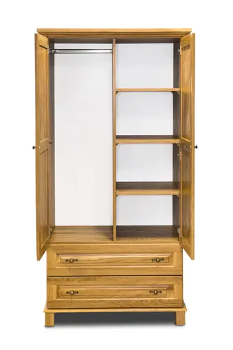 Dębowa Szafa Fala 2d2s 110 cm - 3