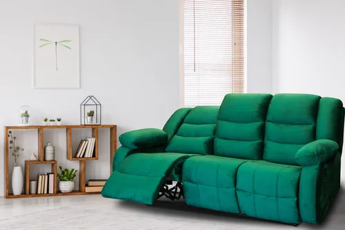 Sofa 3 osobowa BORYS RELAX Elektryczny w Tkaninie Tapicerskiej - 1