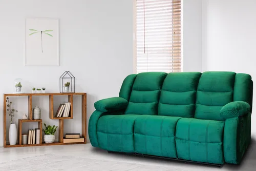 Sofa 3 osobowa BORYS RELAX Elektryczny w Tkaninie Tapicerskiej - 2