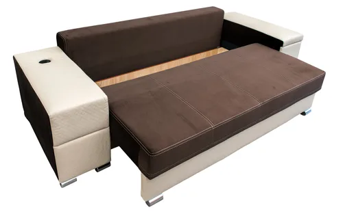 Nowoczesna Sofa 3 osobowa FABRIZIO z funkcją spania, powerportem, barkiem - 2