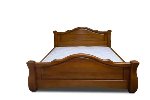 ŁÓŻKO SYPIALNIANE MORFEUSZ 160x200 cm z drewna dębowego ze stelażem - 3