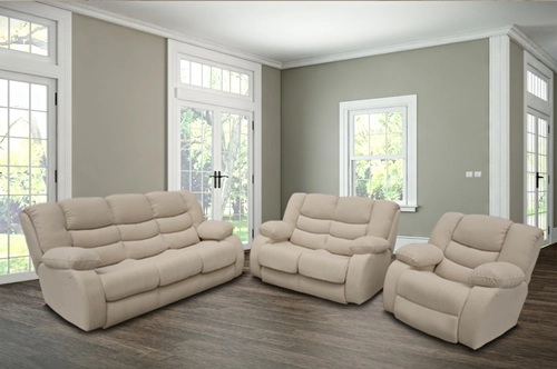 KOMPLET WYPOCZYNKOWY: 3+2+1 Borys z funkcją Relax w tkaninie obiciowej - 1