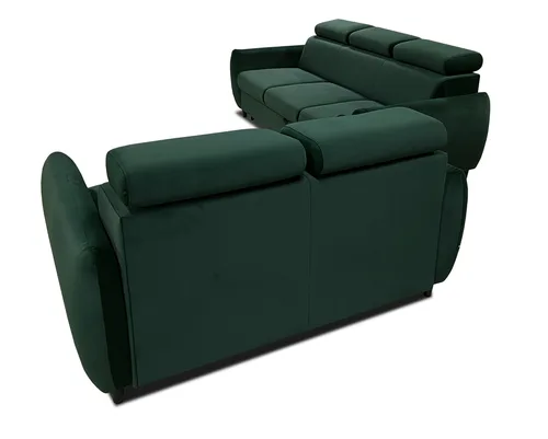 Kanapa trzyosobowa z funkcją spania + sofa dwuosobowa z pojemnikiem na pościel Andora - 3